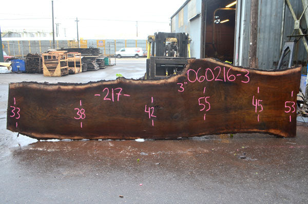 Oregon Black Walnut Slab 060216-03