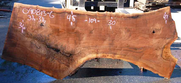 Oregon Black Walnut Slab 090813-06
