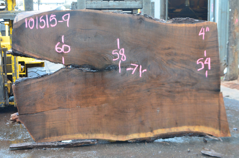 Oregon Black Walnut Slab 101515-09