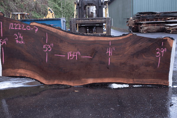 Oregon Black Walnut Slab 122220-07