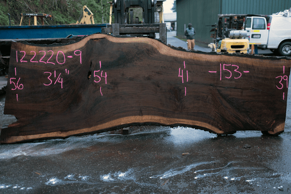 Oregon Black Walnut Slab 122220-09