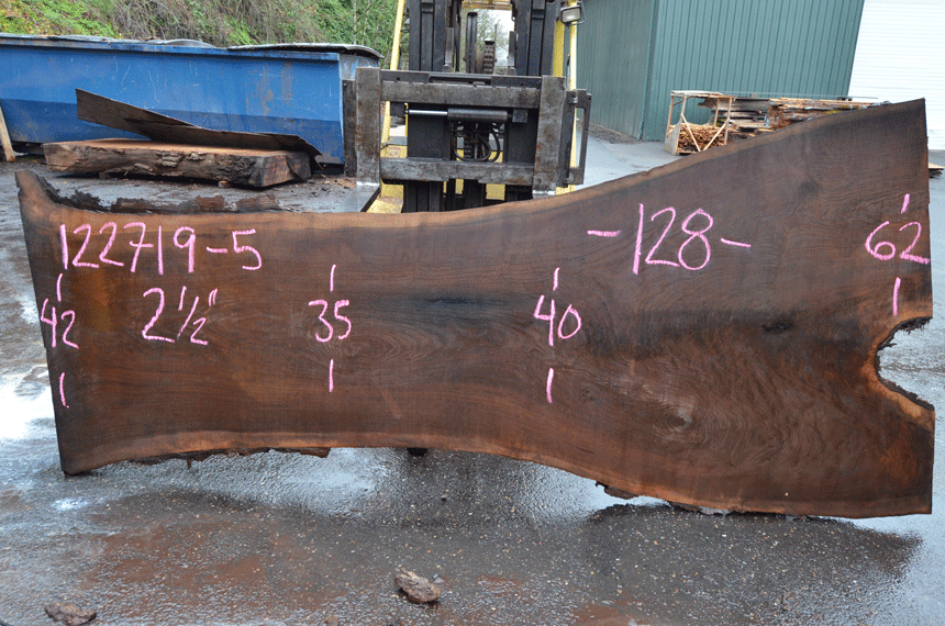 Oregon Black Walnut Slab 122719-05