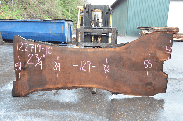 Oregon Black Walnut Slab 122719-10