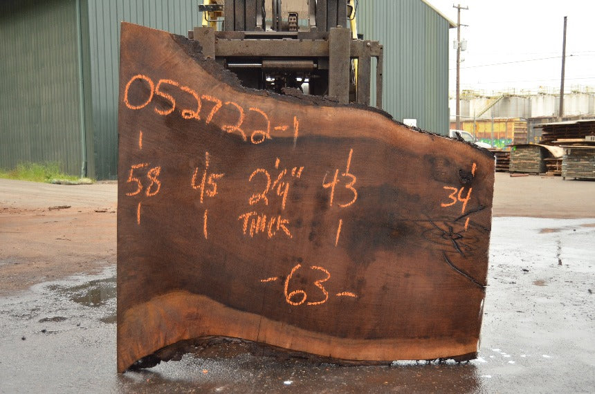 Oregon Black Walnut Slab 052722-01