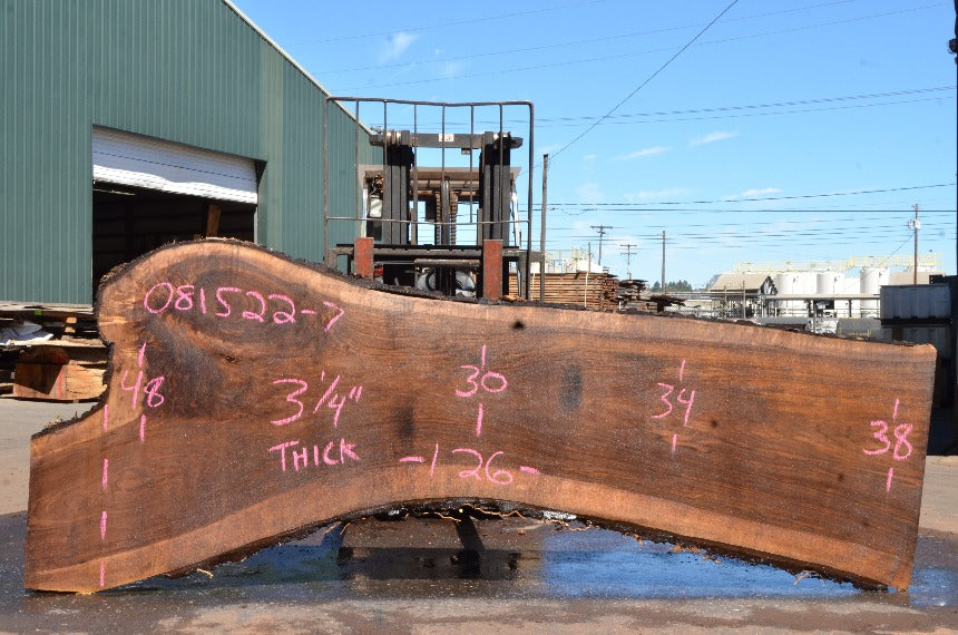 Oregon Black Walnut Slab 081522-07