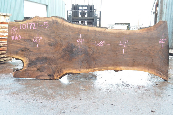 Oregon Black Walnut Slab 101721-05