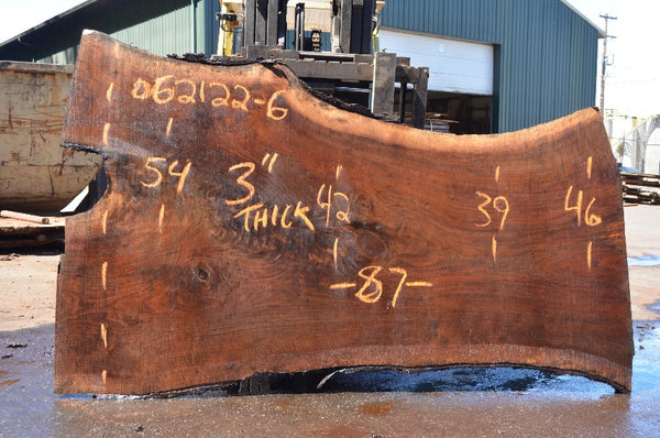 Oregon Black Walnut Slab 062122-06