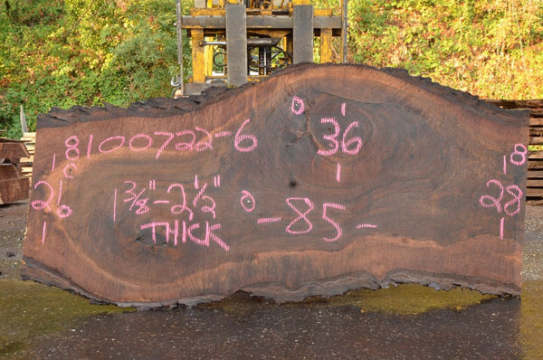 Oregon Black Walnut Slab 100722-06