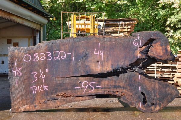 Oregon Black Walnut Slab 082322-01