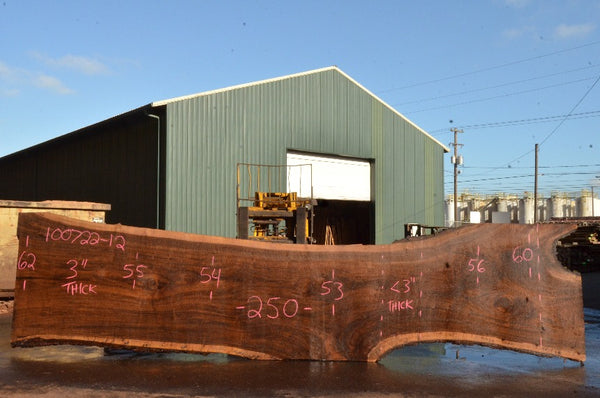 Oregon Black Walnut Slab 100722-12