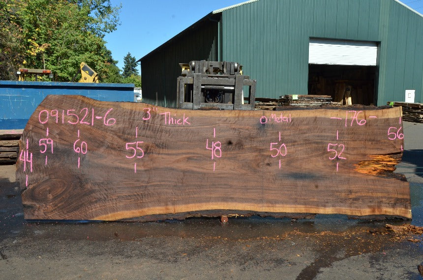 Oregon Black Walnut Slab 091521-06