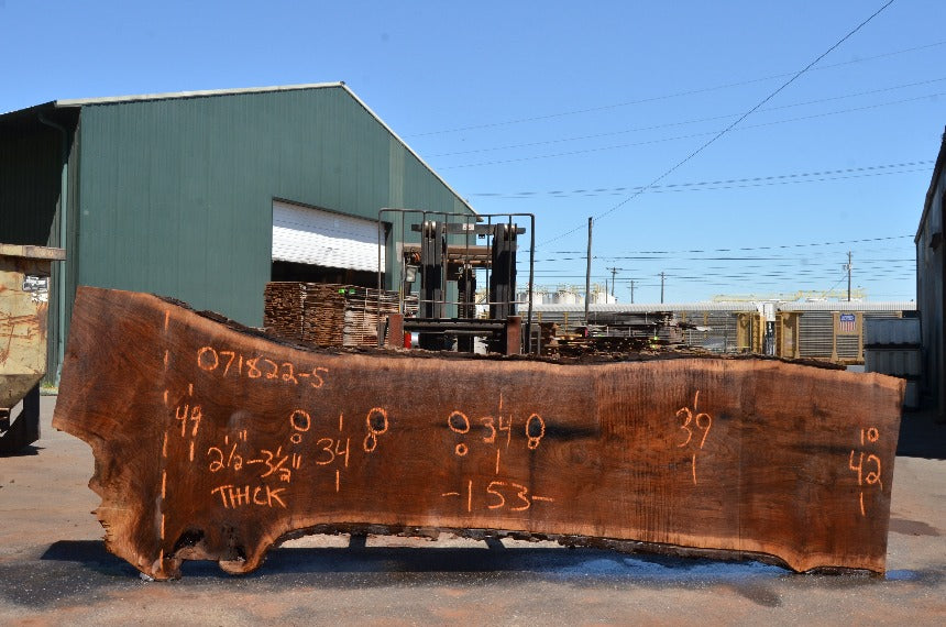 Oregon Black Walnut Slab 071822-05