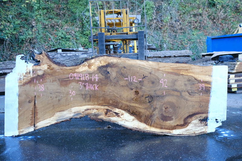 Oregon White Oak Slab 091918-14